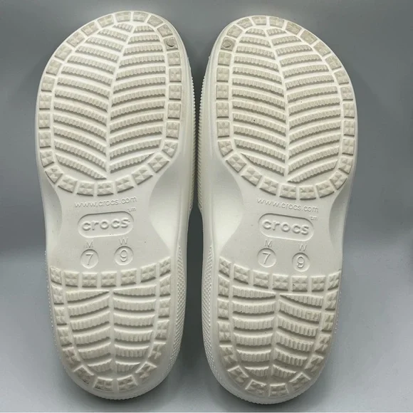 Crocs Baya II Slides Waterproof Sandals Men's Shoe Sz.  7 / Women's Sz. 9 White - Picture 4 of 4